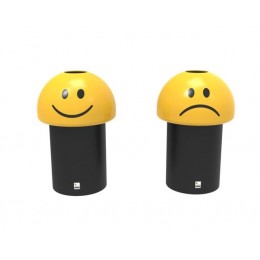 Детская урна Leafield Emoji из пластика 70 л