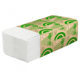 Бумажные полотенца листовые Focus Economic choice 5076390 Z-сложения 1-слойные 30 пачек по 150 листов