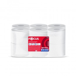 Туалетная бумага в рулонах Focus Jumbo Premium 5077831 12 рулонов по 120 м