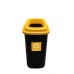 Бак для раздельного сбора мусора желтая крышка с отверстием