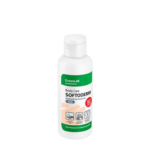 BC - SOFTODERM GEL, 100 мл. Нейтральное дезинфицирующее средство (кожный антисептик) на основе изопропилового спирта