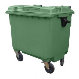 Евроконтейнер для мусора AROTERRA 660 л пластик, зеленый