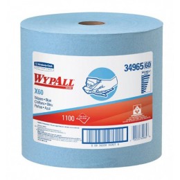 Нетканый протирочный материал рулонный Kimberly-Clark WypAll X60 34965 1-слойный 1 рулон 374 м