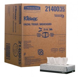Салфетки косметические для лица Kimberly Clark Professional Kleenex 21400 К1 21х21 2-слойные 36 пачек по 100 листов
