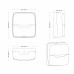 Диспенсер для листовых бумажных полотенец Пластик ABS Merida Harmony AHB101 Белый 