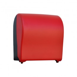 Диспенсер для рулонных бумажных полотенец Пластик ABS Merida Unique Solid Cut Red Line Matt Maxi CUR302