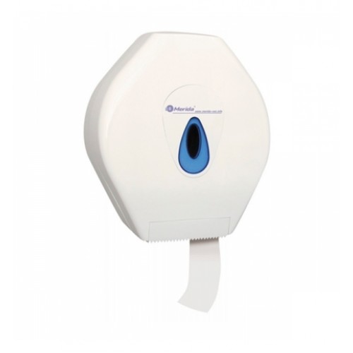 Диспенсер для туалетной бумаги в рулонах Пластик ABS  Merida Top Mega BTN001 Белый (Синий)