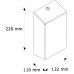 Диспенсер для листовой туалетной бумаги Нержавеющая сталь Merida Stella PT5C (ПТ5С) Хром (Блестящий)