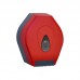 Диспенсер для туалетной бумаги в рулонах Пластик ABS Merida Unique Red Line Matt BUR201 Красный (Матовый)