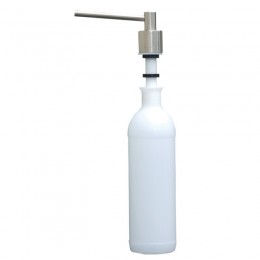 Дозатор для жидкого мыла монтируемый Цилиндр Латунь Merida DWM103 Хром (Матовый)