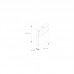 Диспенсер накладок для туалета Нержавеющая сталь Merida Stella с треугольным замком GSP001 Хром (Блестящий)