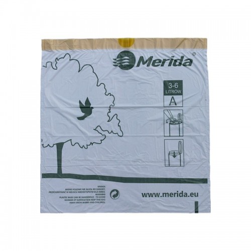 Мешки для мусора Merida TOP WTB001 40 шт по 6 л ароматизированные с ручками для завязки