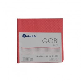 Нетканая протирочная салфетка Merida GOBI SOFT MS027 1 упаковка 100 шт, красный