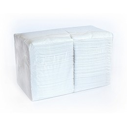 Салфетки бумажные столовые и сервировочные Merida СБК24-4000 24х24 1-слойные 10 пачек по 400 листов