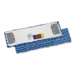 Моп TTS Microsafe, с держателями, микрофибра, 40 см., синий 00000696