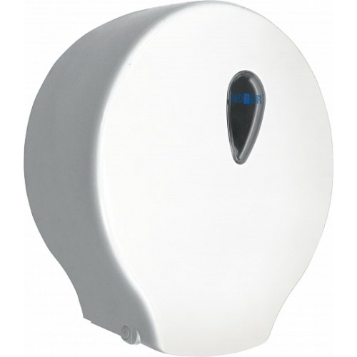 Диспенсер для туалетной бумаги пластиковый белый NOFER 05004.W