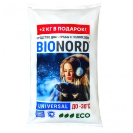 Противогололедный реагент BIONORD UNIVERSAL, 12 кг