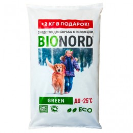 Противогололедный реагент BIONORD GREEN, 12 кг