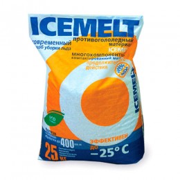 Противогололедный реагент ICEMELT ХКНМ, 25 кг