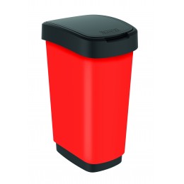  Rotho контейнер для раздельного сбора мусора Rotho Swing TWIST PREMIUM 25 л 50 л с откидной плавающей крышкой цвет красный