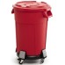 RothoPro Бак для мусора TITAN особо прочный красный 85 л. 120 л.