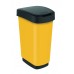 Rotho контейнер для раздельного сбора мусора Swing TWIST PREMIUM 25 л 50 л  с откидной плавающей крышкой цвет желтый
