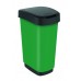 Rotho контейнер для раздельного сбора мусора Swing TWIST PREMIUM 25 л 50 л  с откидной плавающей крышкой цвет зеленый