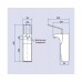 SARAYA MDS-1000 P/PW медицинский локтевой дозатор для жидкого мыла и спиртового антисептика пластик ABS 1000 мл сертификат РУ
