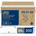 Полотенца бумажные листовые Tork Advanced 290184 H3 ZZ-сложения 2-слойные 20 пачек по 200 листов 
