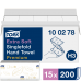 Полотенца бумажные листовые Tork Premium 100278 H3 ZZ-сложения 2-слойные 15 пачек по 200 листов