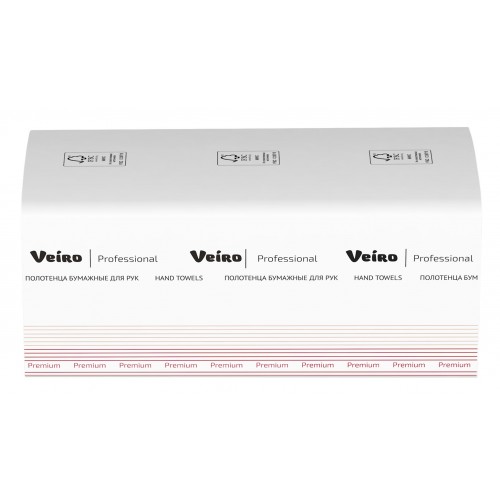 Бумажные полотенца листовые  Veiro Professional Premium KV313 H3 20 пачек по 250 листов 
