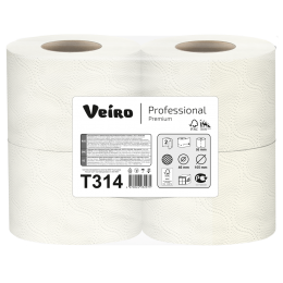 Туалетная бумага в рулонах Veiro Professional Comfort T314 Q2 12 рулонов по 20 м