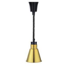 Лампа тепловая подвесная золотого цвета Kocateq DH631G NW
