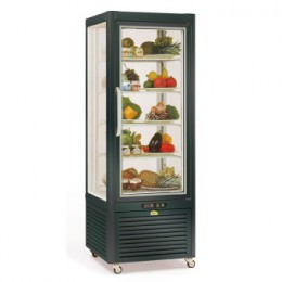Витрина холодильная напольная, объемом 400 л, с 5 полками, с подсветкой Tecfrigo Prisma 400 TNV-PF