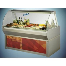 Витрина холодильная напольная для самообслуживания, для 4*GN 1/1+GN 1/3 Ubert DKT G41