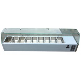 Витрина холодильная для ингредиентов 9*GN1/3 -150 мм Koreco VRX 2000 395 WN