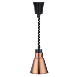 Лампа тепловая подвесная медного цвета Kocateq DH631RB NW