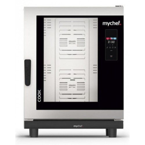 Пароконвектомат электрический 10 ур. GN1/1, WiFi, автоматическая мойка Distform Mychef Cook Pro 10 GN 1/1 right opening, WiFi (CCE1110D)