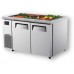 Стол холодильный с 2 дверьми, встроенным салат-баром и корпусом из нержавеющей стали AISI201 Koreco TG12L2OP AISI201