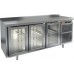Стол холодильный с 3 стеклянными дверьми 70*139*85 см Hicold GNG 111/HT