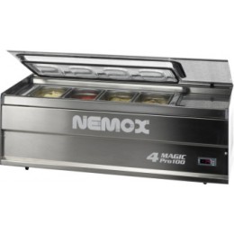 Витрина для мороженого вместимостью 4*GN1/4 Nemox  4MAGIC PRO100 i-Green (003C100250)