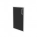 Дверь для шкафа стеклянная Onix лакобель в раме низкая O.SR-3(L) black