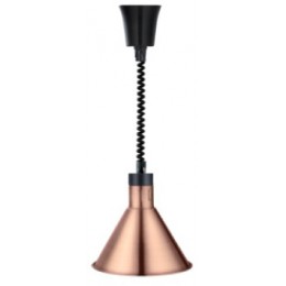 Лампа тепловая подвесная медного цвета Kocateq DH633RB NW