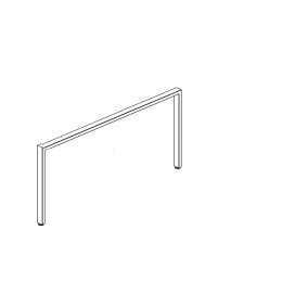 Опора стола Metal System Style завершающая (аксессуар) БПП.ОСЗ-123