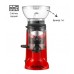 Кофемолка с бункером для зерна 1 кг, счетчиком помолотого кофе, с красным корпусом из ABS пластика Cunill Tranquilo II (M1102+counter+1Kg) Red