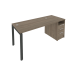 Рабочая станция на металлокаркасе Metal System Style с опорной тумбой БП.РС-СТП-1.4 Рабочая станция на металлокаркасе Metal System Style с опорной тумбой БП.РС-СТП-1.4