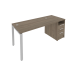 Рабочая станция на металлокаркасе Metal System Style с опорной тумбой БП.РС-СТП-1.4 Рабочая станция на металлокаркасе Metal System Style с опорной тумбой БП.РС-СТП-1.4
