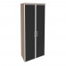 Шкаф высокий Onix O.ST-1.10R white/black