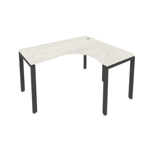 Стол эргономичный на металлокаркасе Metal System Style БП.СА-3 Пр