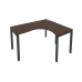 Стол эргономичный на металлокаркасе Metal System Style БП.СА-3 Пр